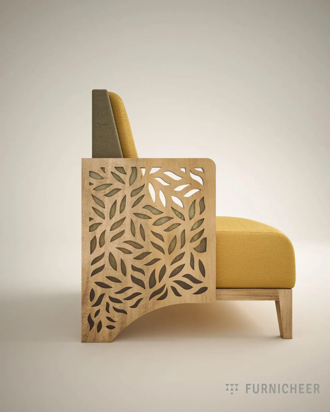 SHOBI Chair: Artisanal Luxury with Hand-Cut Details
