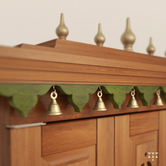 Pushparaj | Solid wood home mandir