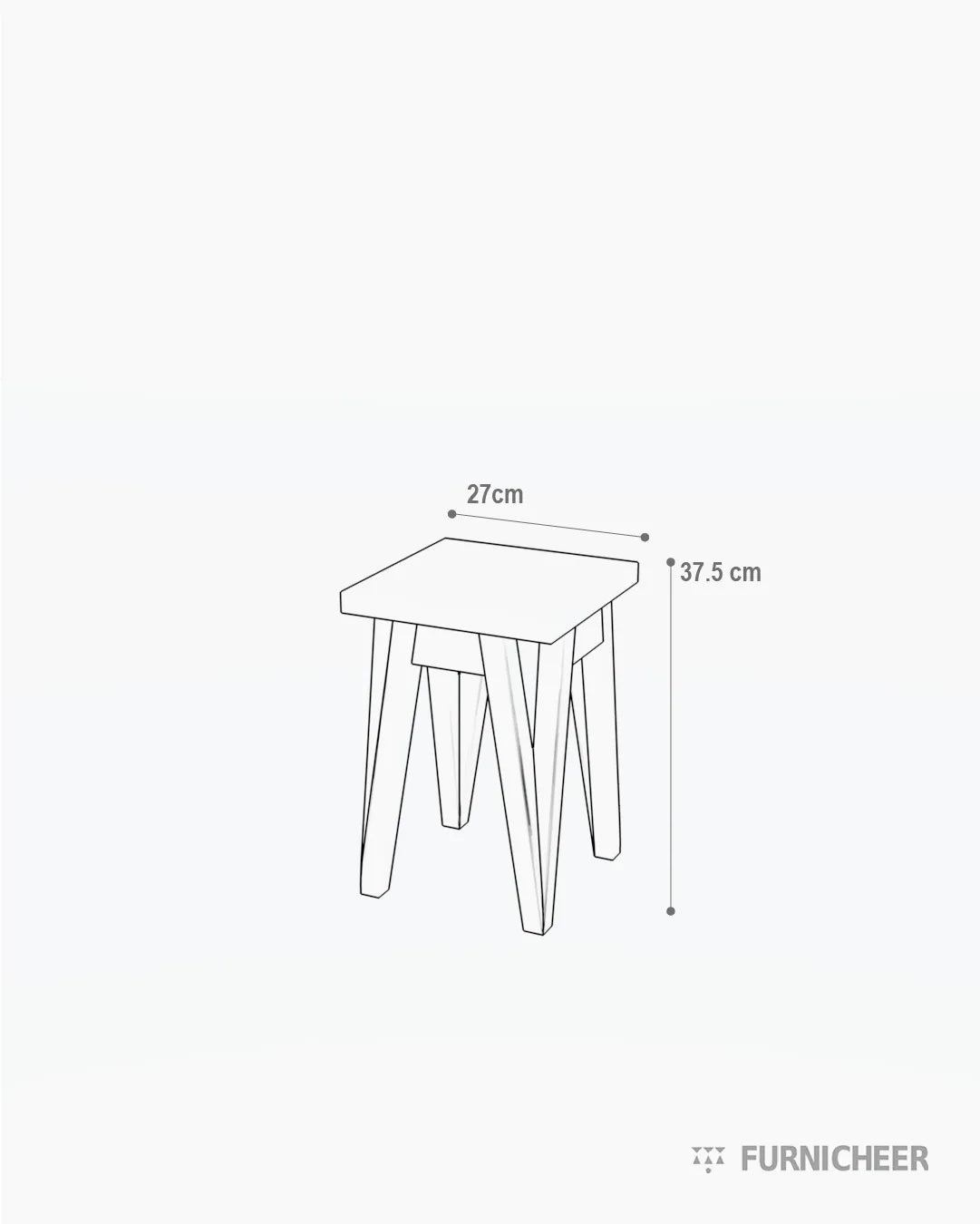 Modern Wood Console Table Size Diagram