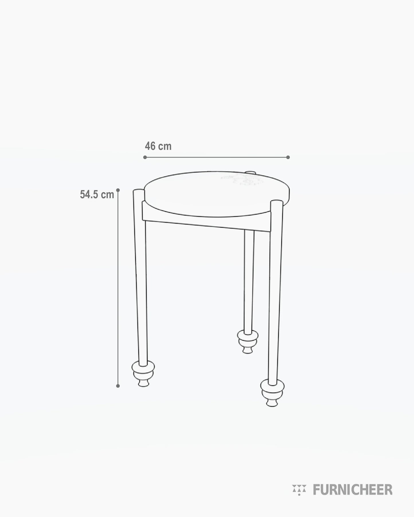 Side End Tables For Living Spaces Size Diagram