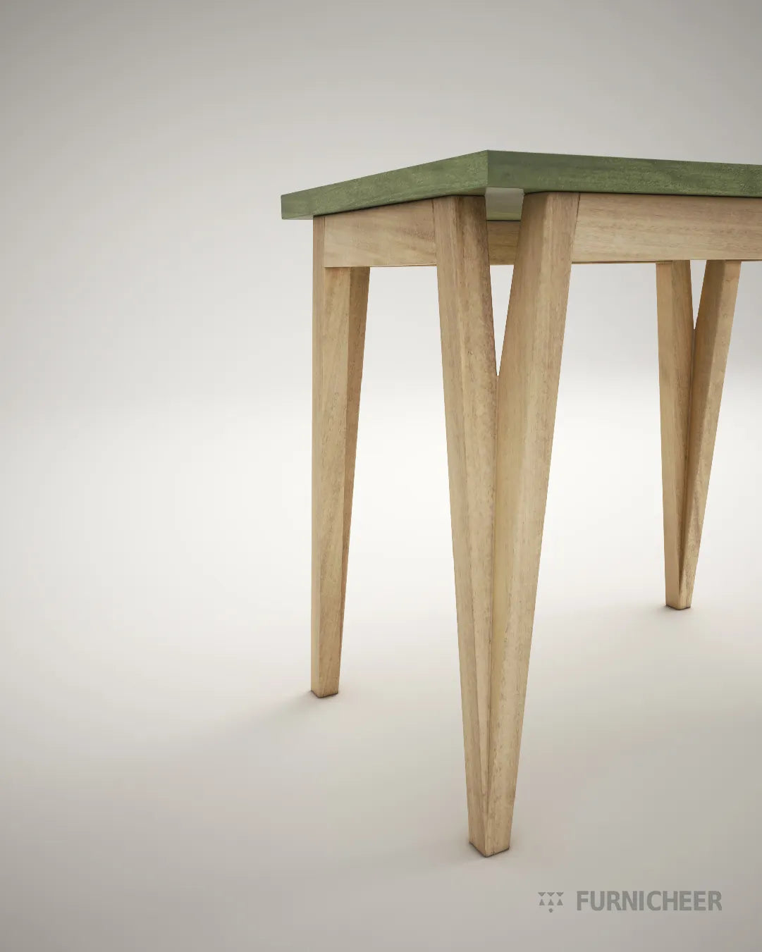 Big Wooden End Table for Bedroom and Living Room