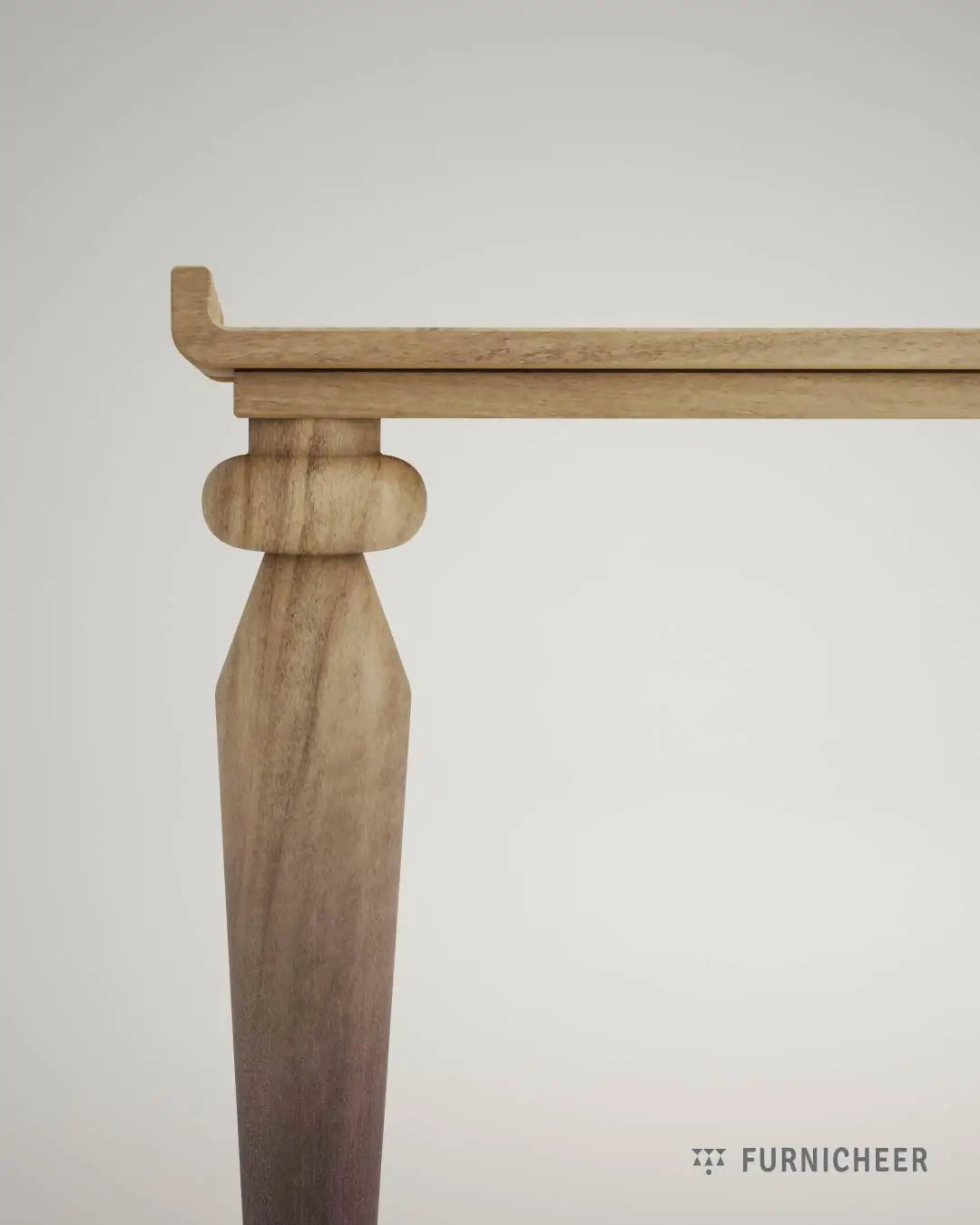 Eclectic Furniture Console Table in Tulip Wood