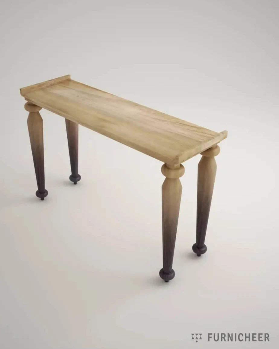 Stylish Wooden Console Tables in Tulip Wood