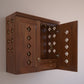 AVANEESH - Handmade Solid Wood Puja Mandir with Pullout Tray and Drawer