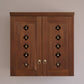 AVANEESH - Handmade Solid Wood Puja Mandir with Pullout Tray and Drawer