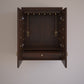 AVANEESH - Wall Mount Puja Mandir with Door Having Flower Cutouts & Bells