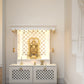 AVIGHNA - Puja Mandir for Home with Storage Unit