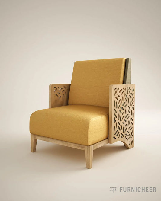 Artisanal Luxury Solid Wood Chair 
