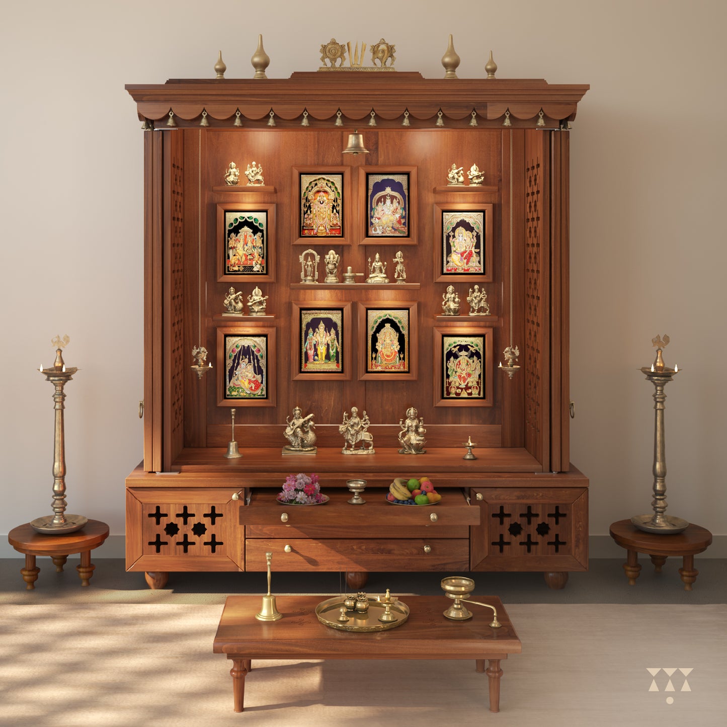 Bheema, a wooden home Mandir