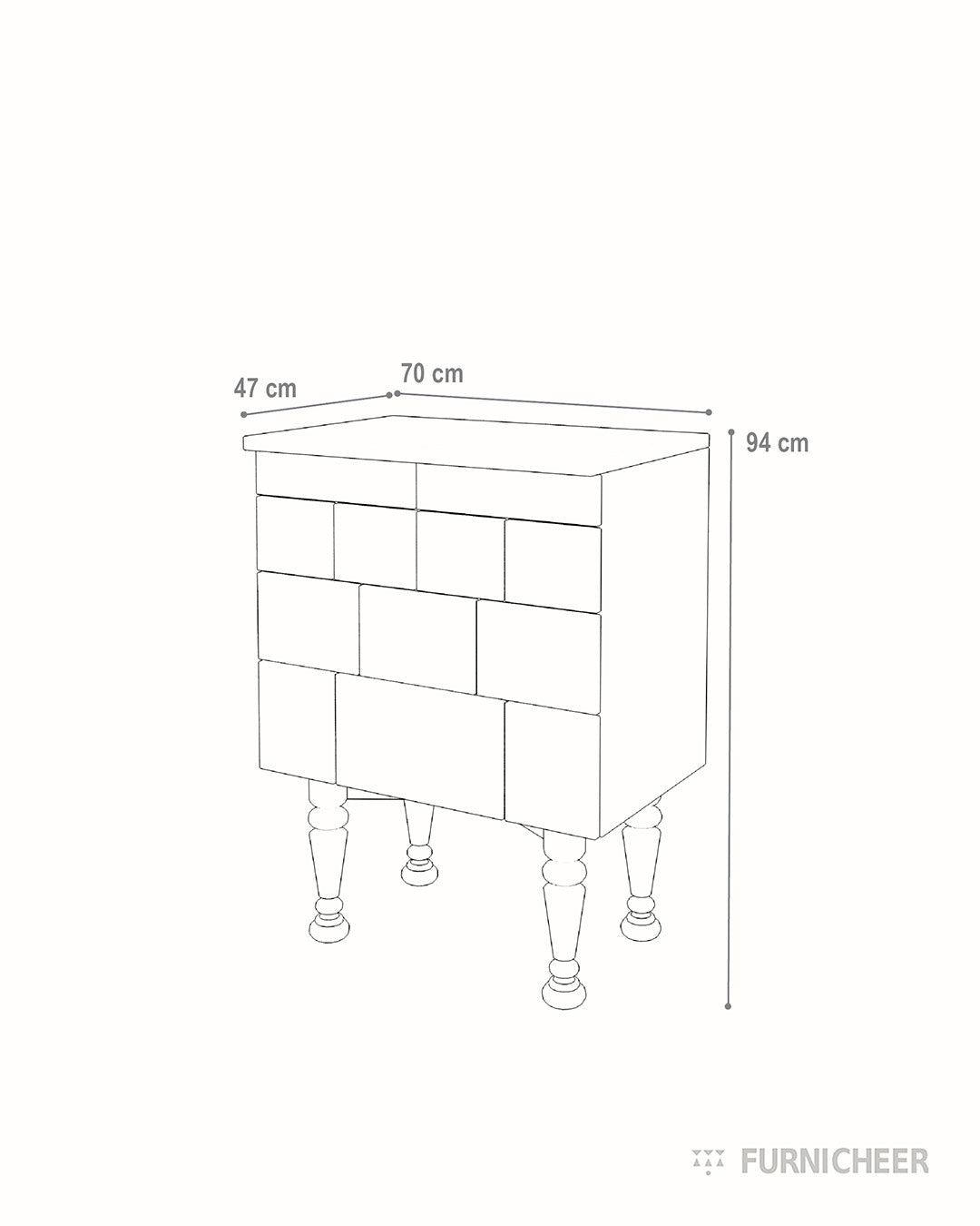 Wooden Storage Chest Size Diagram