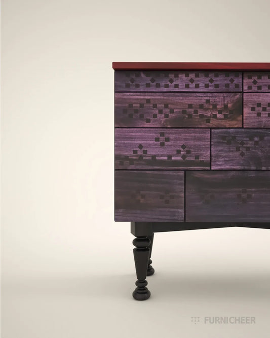 Solid Wood Drawer Dresser Chest 