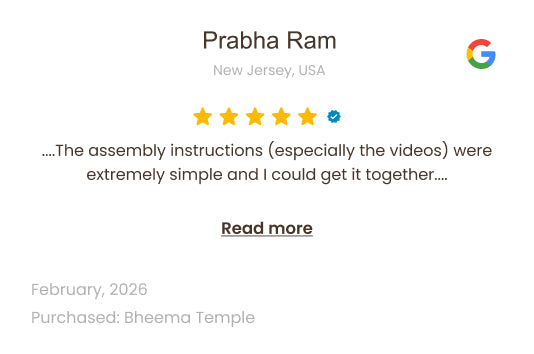 Product review by customer on Google with a five-star rating and review text.