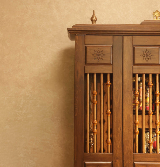 Solid wood Pooja Mandirs