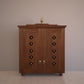 GAURIK - Handcrafted Solid Wood 2-Step Puja Temple Mandir with Drawer