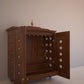 GAURIK - Handcrafted Solid Wood 2-Step Puja Temple Mandir with Drawer