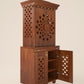 GAURYA - Beautiful Free Standing Puja Mandapam with Doors & Brass Accents