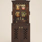 GAURYA  - Beautiful Free Standing Puja Mandapam with Doors & Brass Accents