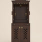 GAURYA  - Beautiful Free Standing Puja Mandapam with Doors & Brass Accents