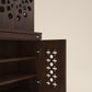 GAURYA  - Beautiful Free Standing Puja Mandapam with Doors & Brass Accents