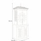 GAURYA  - Beautiful Free Standing Puja Mandapam with Doors & Brass Accents