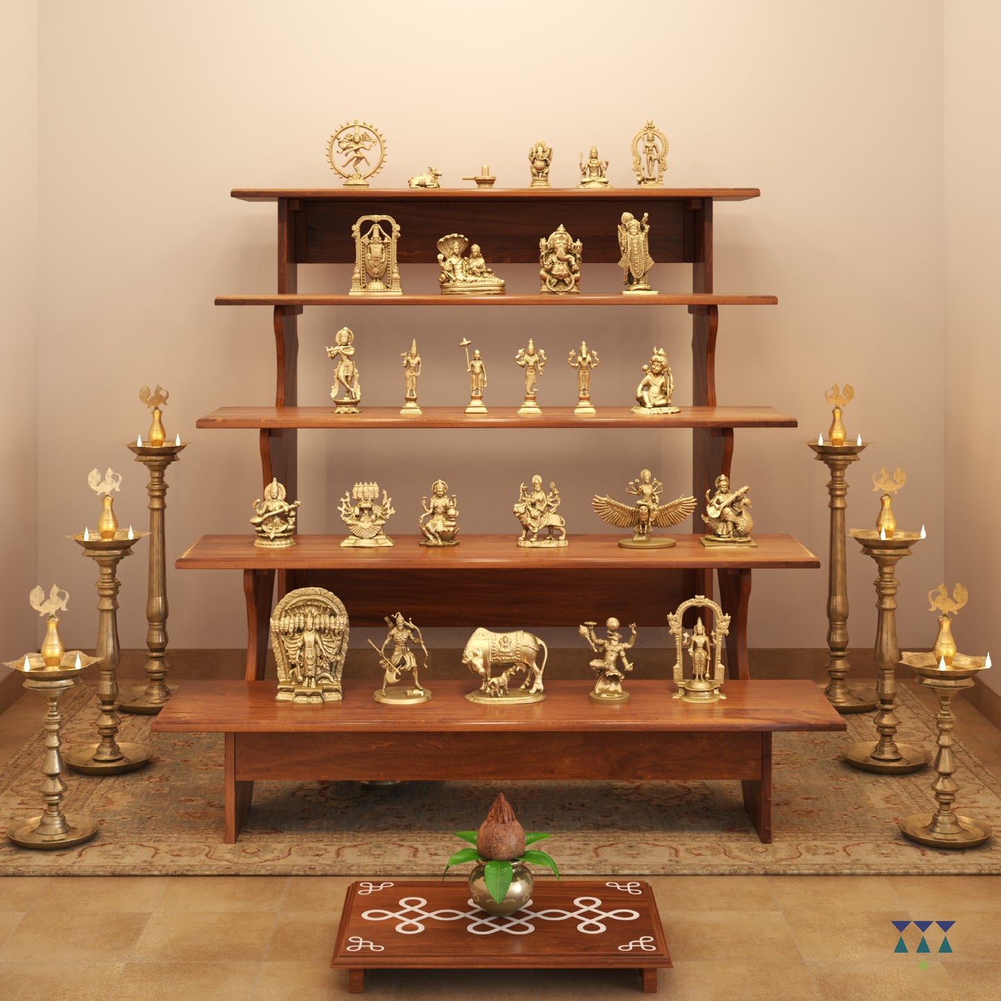 Navratri Golu Steps