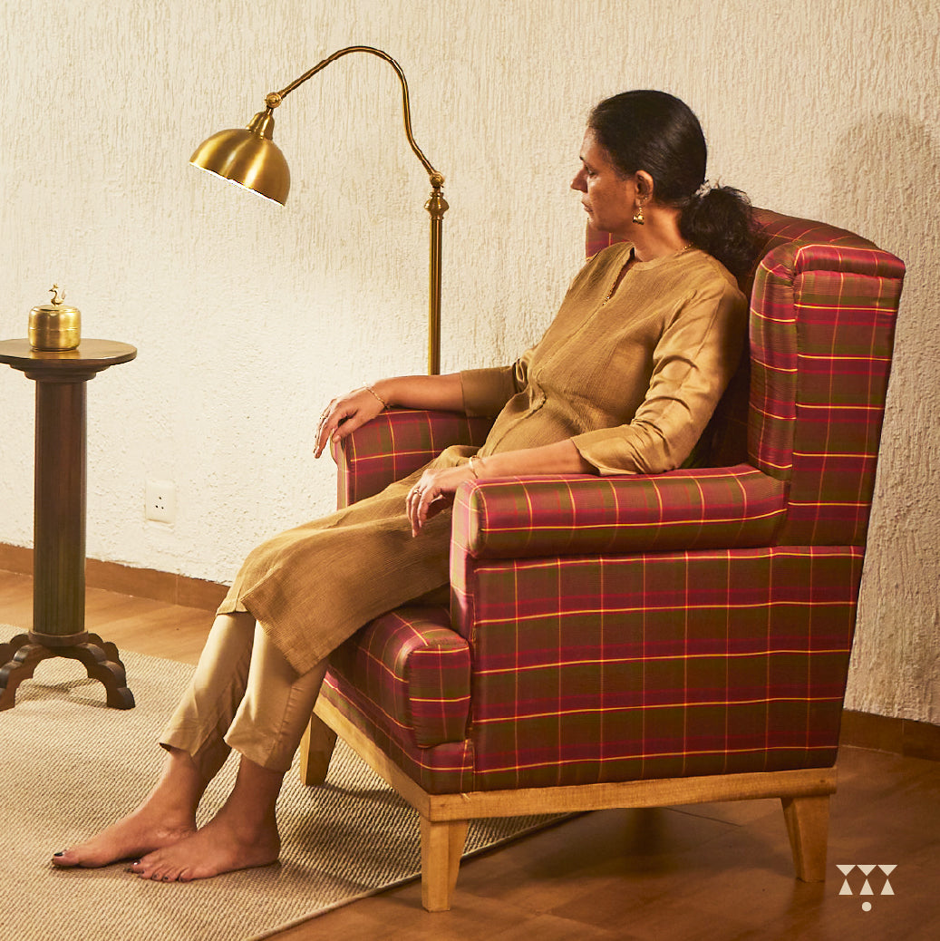 Kavya Lux Wing Chair