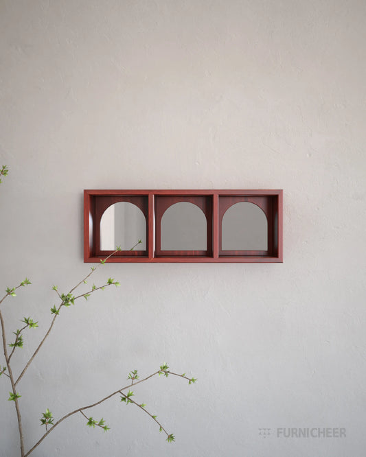 Arched Wall Mounted Mirror for Hallways