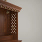 Brown Teak Wood Puja Mandir 