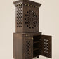 MORYA  - Beautiful Free Standing Puja Mandapam with Doors & Brass Accents