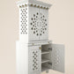 MORYA  - Beautiful Free Standing Puja Mandapam with Doors & Brass Accents