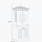 MORYA  - Beautiful Free Standing Puja Mandapam with Doors & Brass Accents
