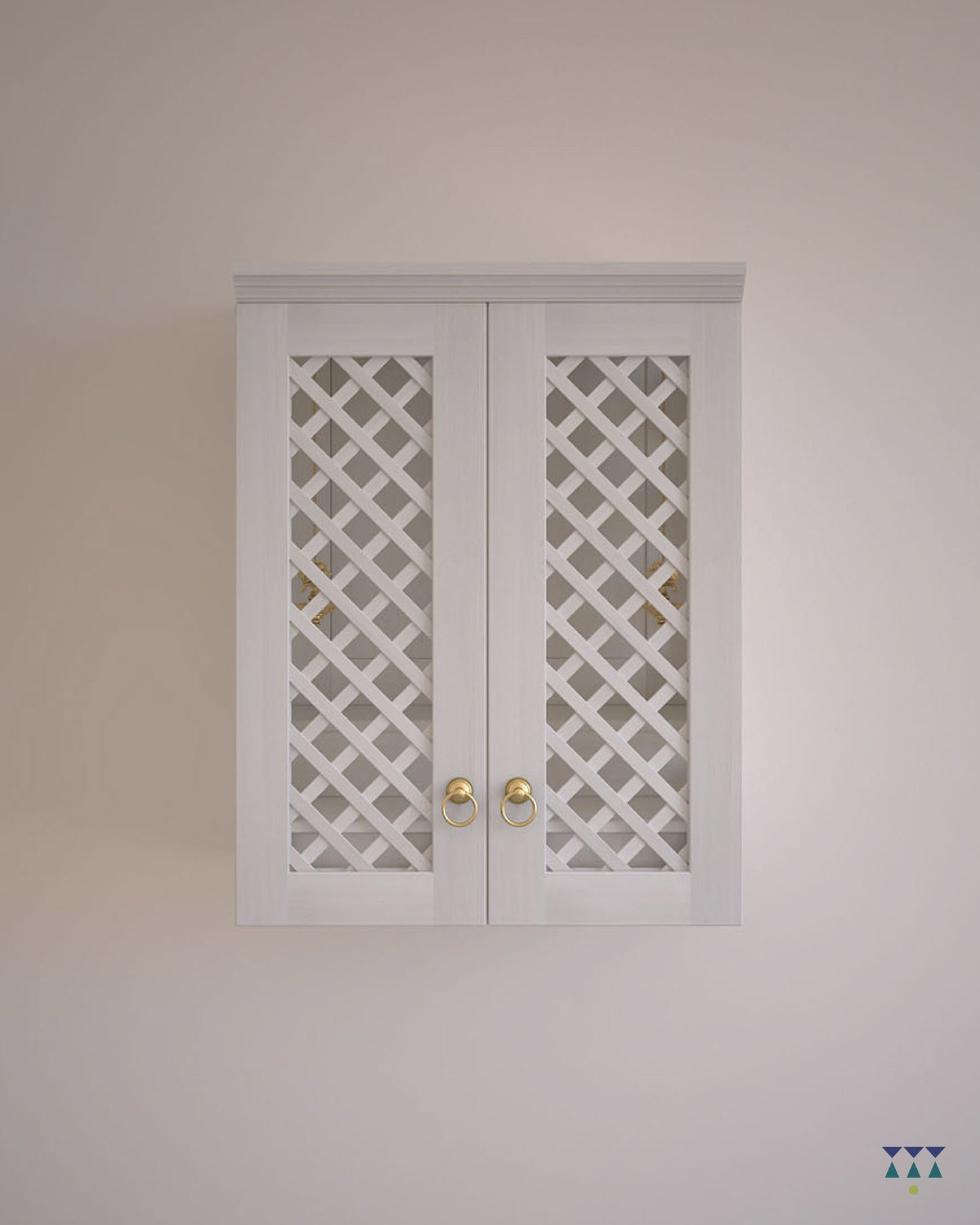 NANDANA - Puja Mandayam for Home with Brass Accents