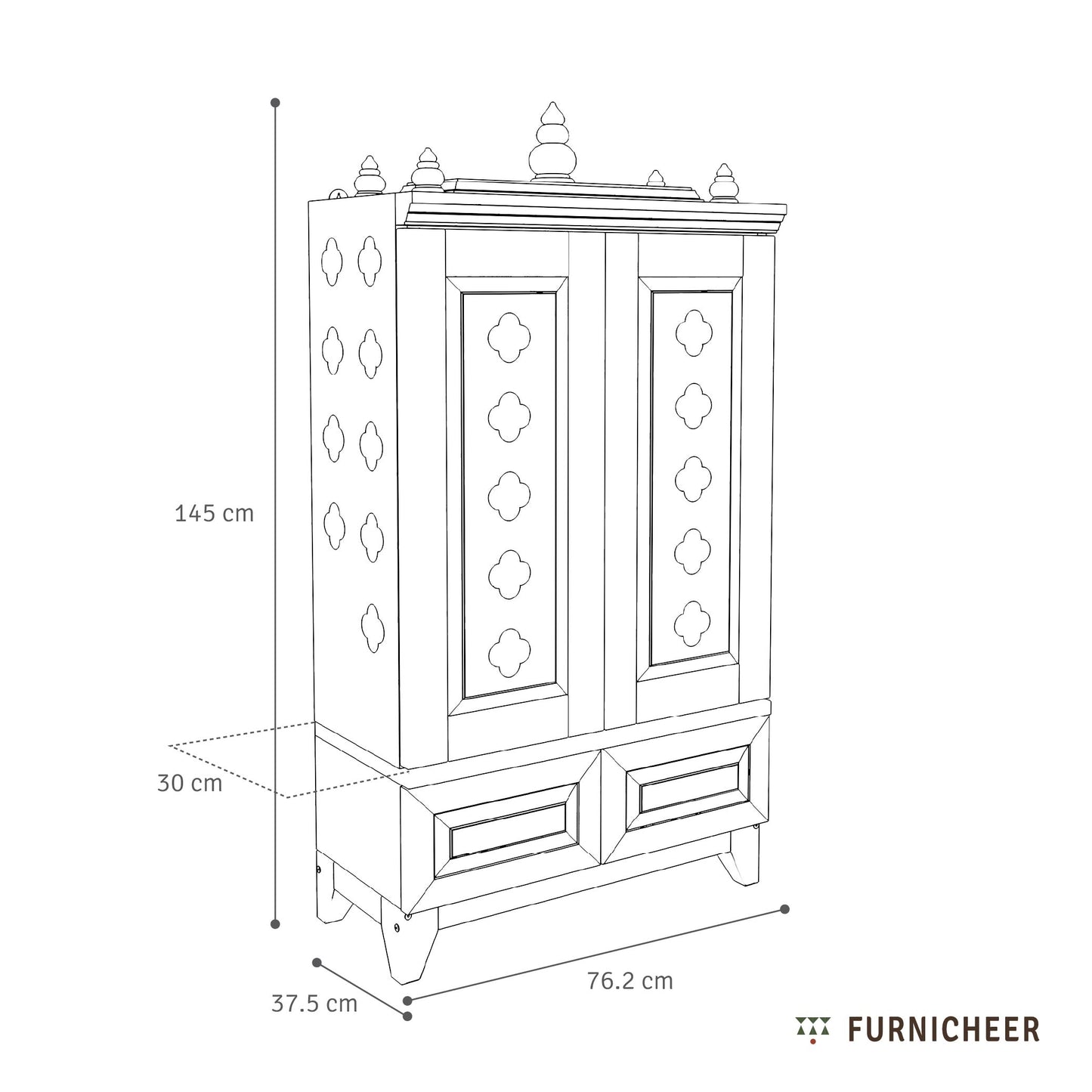 Omkara | Wooden Temple at home