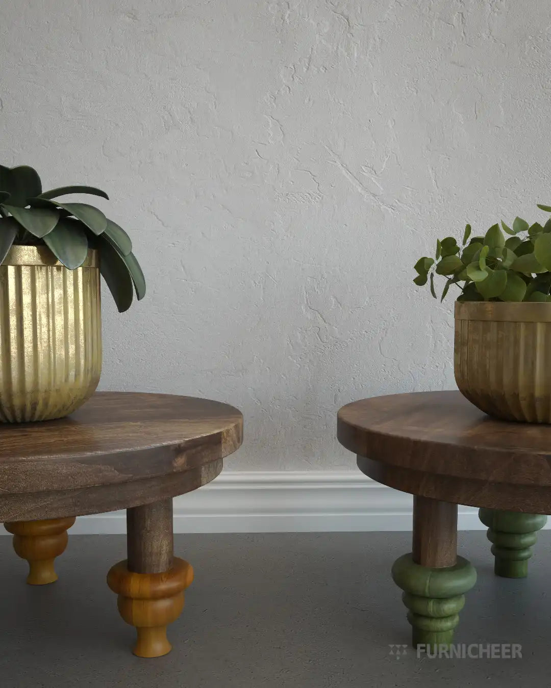 BETTY - Elegant Plant Stool for Hallways, Living Rooms, and More