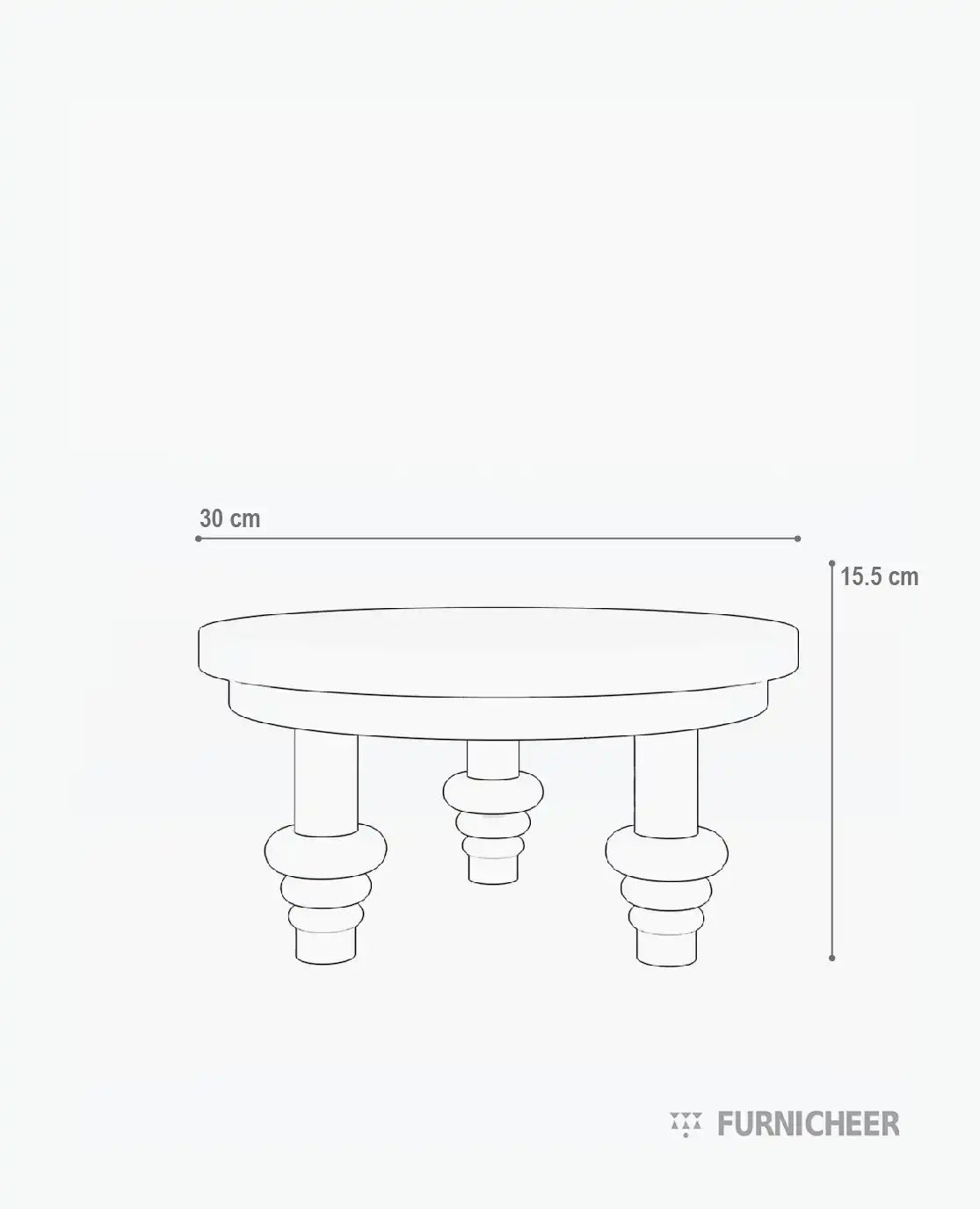 Wooden Plant Stands Planter Stool Size Diagram