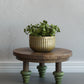 Wooden Low Rise Stool for Plants