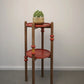 Solid Wood Tall Planter Stool Stand