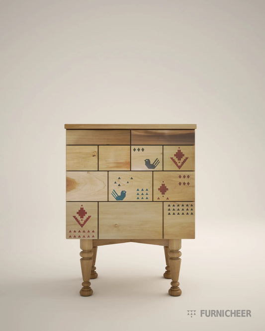 Real Solid Wood Chester of Drawers 