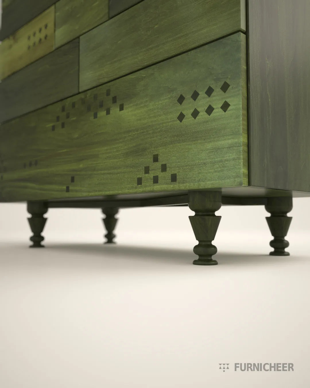 Furniture storage chest of drawers