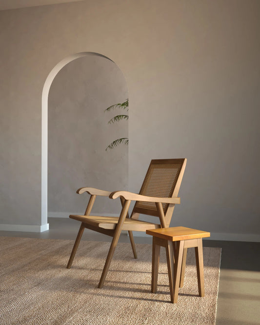 Maya wooden chair for living room decor