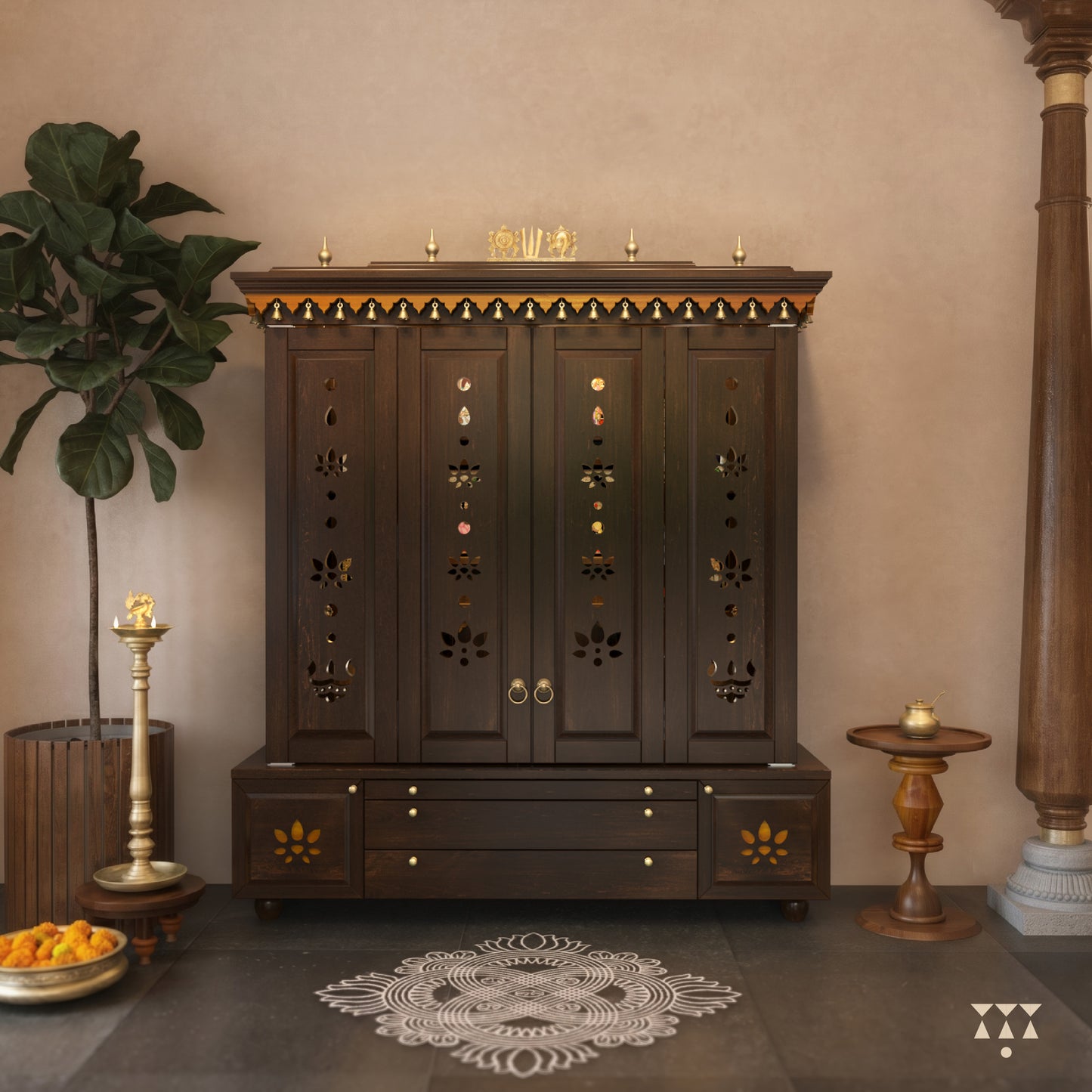 Sumukha | Artisanal Indian Temple for Home