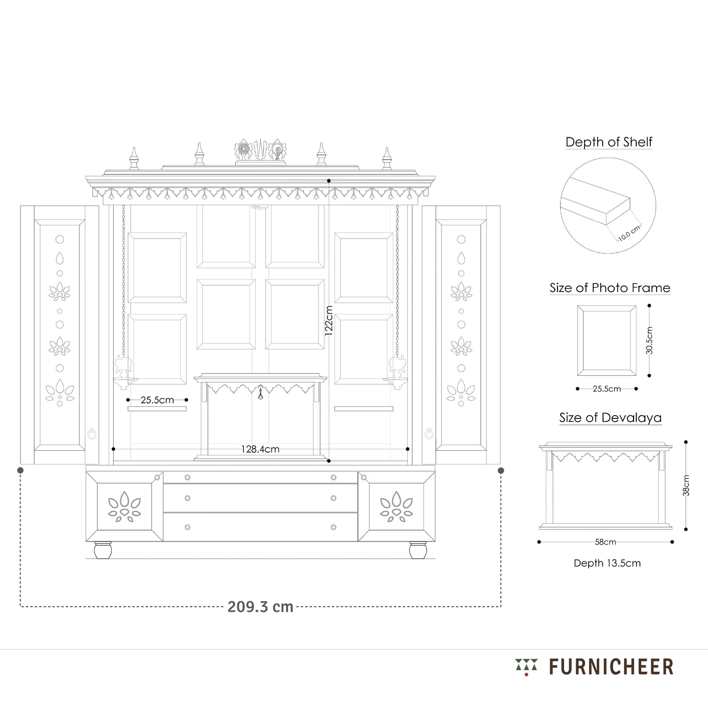 Sumukha | Artisanal Indian Temple for Home