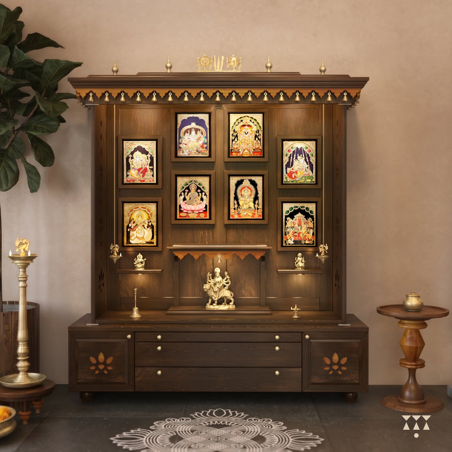 Sumukha | Artisanal Indian Temple for Home