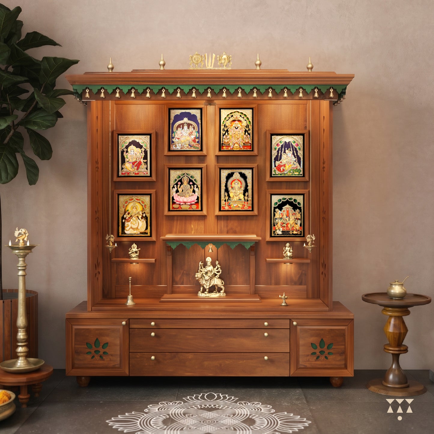 Sumukha | Artisanal Indian Temple for Home