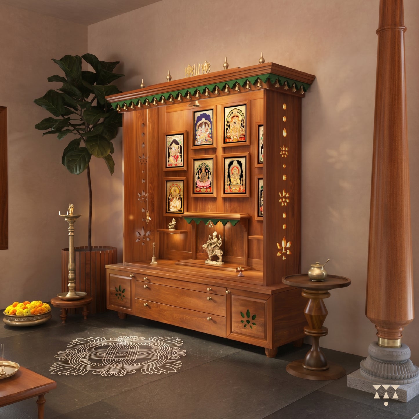 Sumukha | Artisanal Indian Temple for Home