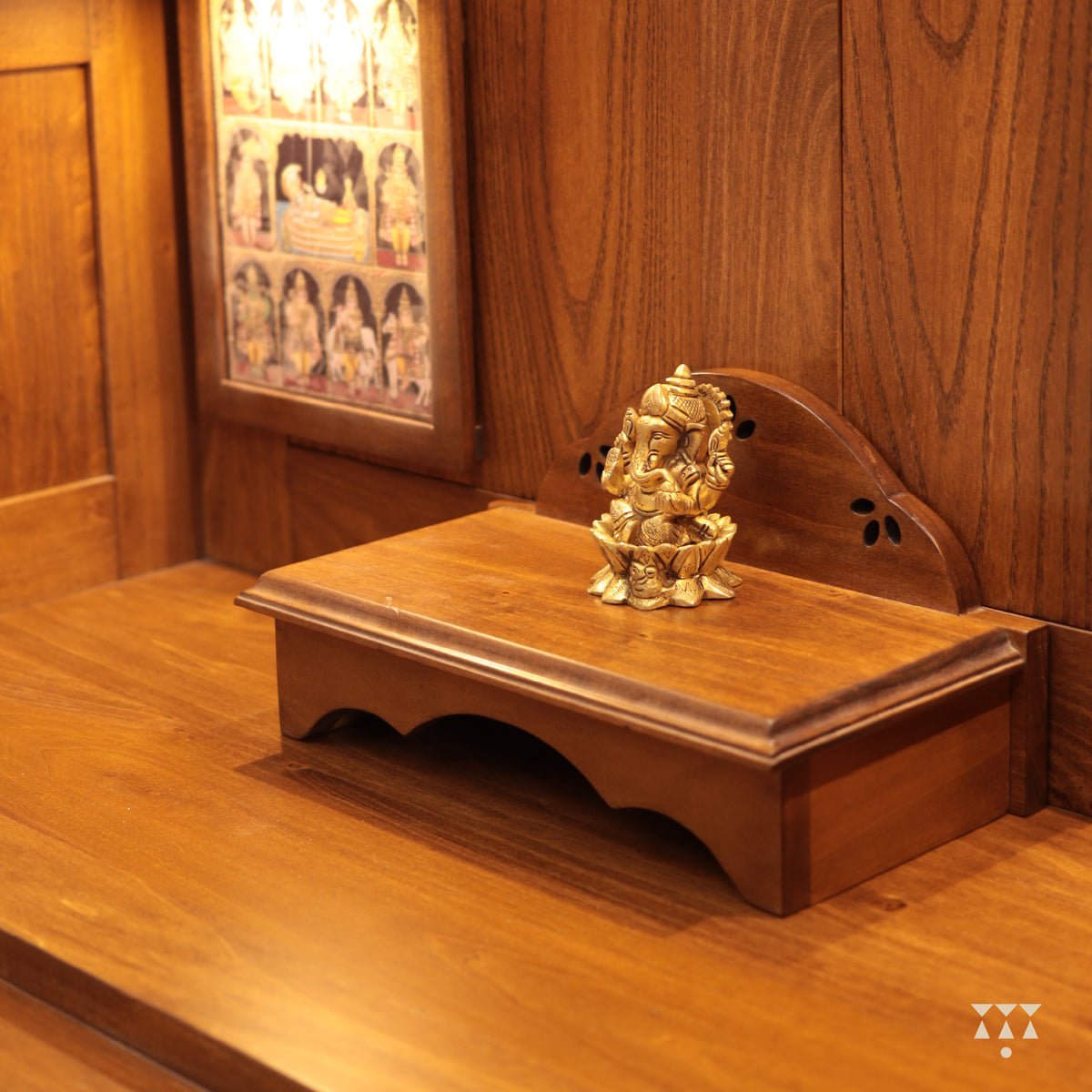 Tarun Bhimaksa | Solid Wood Pooja Mandir