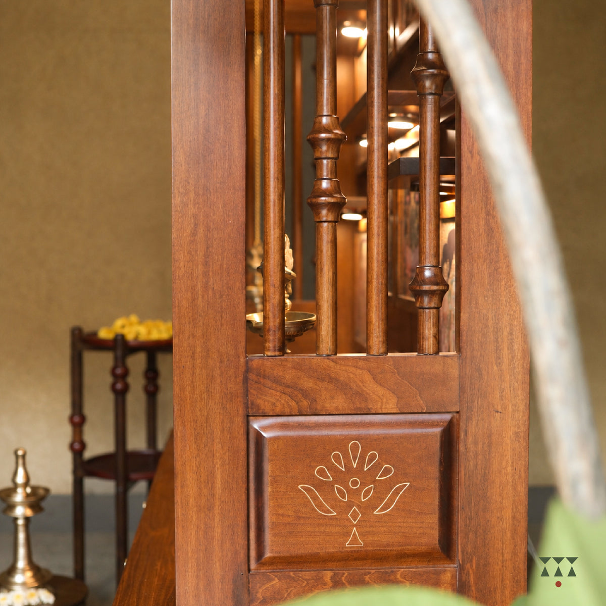 Tarun Bhimaksa | Solid Wood Pooja Mandir