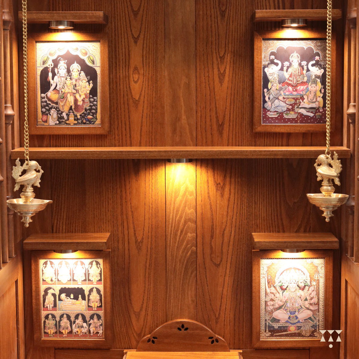 Tarun Bhimaksa | Solid Wood Pooja Mandir