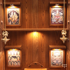 Tarun Bhimaksa | Solid Wood Pooja Mandir