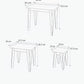 Nested Side Table Size Diagram 